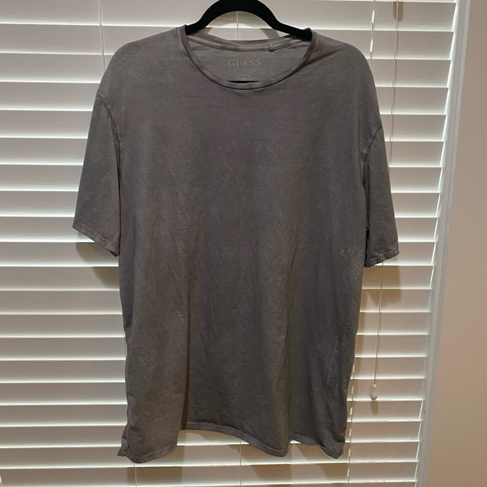 Guess Los Angeles Grey Pima Cotton Side Graphic T-Shirt Mens XXL Crewneck
